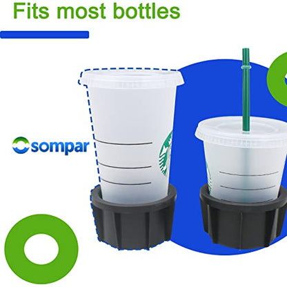 Osompar Console Box Cup Holder Insert Compatible with Toyota RAV4 2006 2007 2008 2009 2010 2011 Replaces 55618-42040 2pcs
