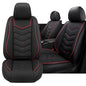 Car Seat Cover for KIA Soul 2010-2025, Driver's Seat Covers,Non-Slip Waterproof seat Cover,Wear-Resistant Nappa Leather car seat Covers. (Standard 2 Seats/Black) - color: Black, size: Standard 2 Seats