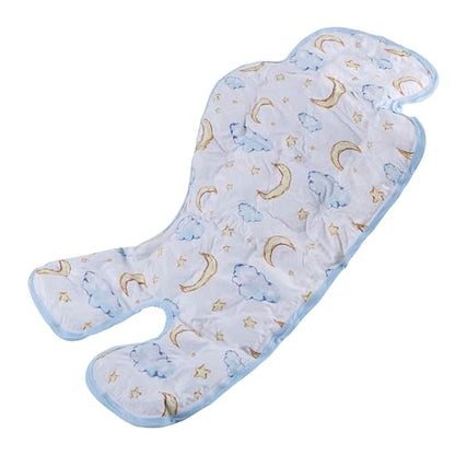 Miracle Baby Gel Car Seat Cooling Pad, Baby Stroller Ice Cooler Mat Summer Cooling Seat Liner for Babies(1 Pack) - color: Moon