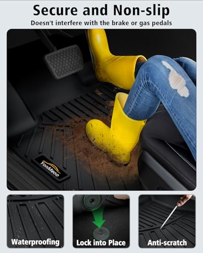 Floor Mats Custom Fit for BMW X3 2025 2026 M50/30 xDrive Trunk Mat with Backrest Mat All Weather TPE Rubber Cargo Liner Anti-Slip Full Set for BMW X3 Accessories (Trunk Mat+Backrest Mats+Floor Mats) - size: For BMW X3 2025-2026