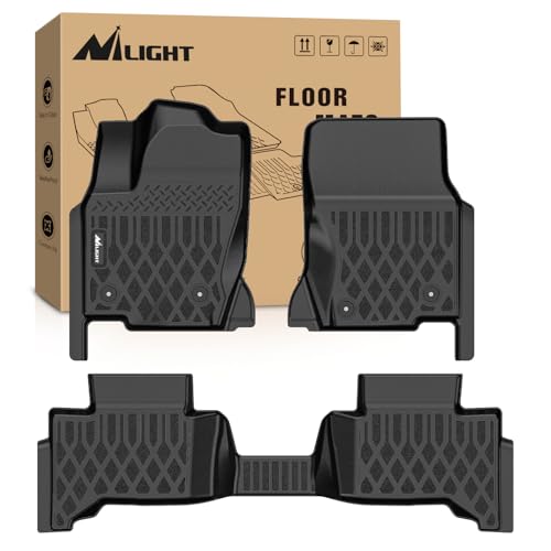 Nilight Floor Mats for Toyota Land Cruiser GX550 (Only for 5 Seats) 2024 2025 2026 All Weather Custom Fit Heavy Duty Floor Liners - color: 2024-2026 Toyota Land Cruiser|5 Seat
