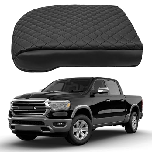 Center Console Armrest Cover for Dodge RAM 1500 2500 3500 2019 2020 2021 2022 2023 2024 2025 Accessories Fully Covered Anti-Scratch Protector Interior Accessories(Only for Bucket Seat Console) - size: Compatible with RAM 2019-2025