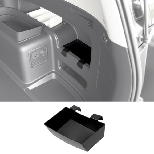 Trunk Organizer for 2010-2024 Toyota 4Runner 5-Seat 2nd Row(NOT Fit 7-Seat 3rd Row), Rear Storage Box Bin Cargo Tray for 10-24 4 Runner Interior Accessories(Right Side Hanging/Without Speaker) - color: Right Side Hanging(5-Seat Only/Without Speaker)