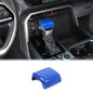 Aunginsy Car Gear Shifter Hand Brake Cover Trim Compatible with Toyota Tundra 2022+, Sequoia 2023+ & Tacoma 2024+, Automatic Center Console Gear Shift Head Knob Scratch Protector Cover ABS Accessories - color: Blue(A)