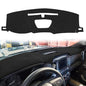 Yiz Dash Cover Mat Custom Fit for 2019-2025 Chevy Chevrolet Silverado 1500 2500HD 3500HD/2019-2023 GMC Sierra 1500 2500HD 3500HD w/o Head Up Display and Speaker Cutout,Dashboard Pad Carpet(Black) J130 - color: 19-21Black