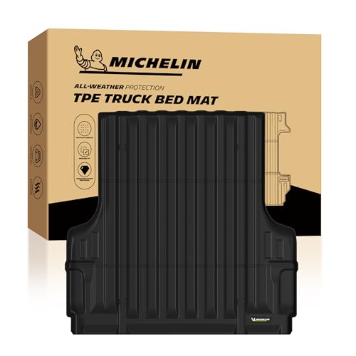 MICHELIN Truck Bed Mat for 2005-2021 Nissan Frontier 5 FT / 60.3" Only, All-Weather Truck Bed Liner, Custom Fit, Durable TPE Bedliner, Non-Slip - size: 3) Frontier | 05-21 | 5 FT