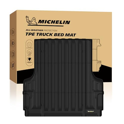 MICHELIN Truck Bed Mat for 2005-2021 Nissan Frontier 5 FT / 60.3" Only, All-Weather Truck Bed Liner, Custom Fit, Durable TPE Bedliner, Non-Slip - size: 3) Frontier | 05-21 | 5 FT