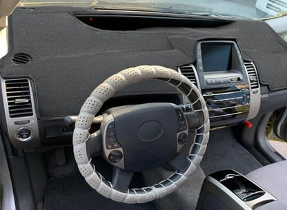 Dash Cover Mat Custom Fit for Toyota Prius with Sensor Cutout,Dashboard Pad Cap Carpet Protector (Darkgray) K218 - color: Dark Gray