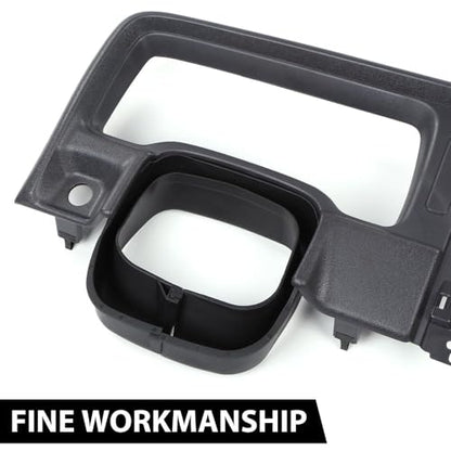 G-PLUS Dash Bezel Trim Speedometer Cluster Bezel Compatible with 1997-2001 Jeep Cherokee XJ 5EJ84LAZAC - size: 1997-2001 Jeep Cherokee XJ | Dark Gray