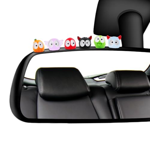 RAPUDA Cute Soot Sprites,35 Pcs Automotive Interior Decoration Accessories for Car Rearview Mirror and Dashboard,Cute Anime Decor for Home Garden Office,Funny Ornament Gifts(Multicolour) - color: Multicolor Varied Soot Sprites