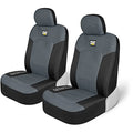 Cat MeshFlex Automotive Seat Covers for Cars Trucks and SUVs – Gray Car Seat Covers for Front Seats, Truck Seat Protectors with Comfortable Mesh Back, Set of 2