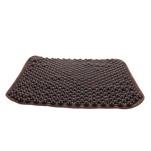 ULTECHNOVO Breathable Nonslip Car Seat Cushion Optimal Airflow Summer Ventilated Automotive Bead Pad for Comfortable Driving Compatible Vehicles