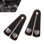 2 PCS Car Seat Headrest Hook, Suede Cute Heart Shape Metal Double Head Purse Hook, Universal Automotive Seat Back Storage Hanger, Car Accessories for Women (Black)