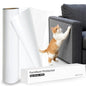 Anti Cat Scratch Furniture Protector: Thick Sticky Cat Proof Couch Cover 196.8" x 11.8" Clear Vinyl Dog Scratching Deterrent Tape for Door Sofa Wall Corner