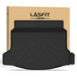 LASFIT Trunk Mat for Honda Civic Hatchback 2022-2026 & Civic Hatchback Hybrid 2025-2026, All Weather TPE Custom Fit Trunk Liner Cargo Mat Cargo Liner with Subwoofer, Black - style: 1）For Honda Civic Hatchback | 2022-2026 | Trunk Mat