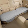 Gray Back Seat Cover, Car Back Seat Cover for Cars Truck SUV, Rear Seat Covers with Storage Pocket, Linen Bottom Backseat Cover for Most Vehicles-Gray,1 Pcs - color: Gray 1 Pcs