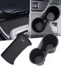 Cup Holder Insert & Wireless Charging Protective Mats for Subaru Crosstrek/Impreza 2026 2025 2024, Center Console Interior Accessories Cup Holder & Wireless Charger Cover Pad, Black - style: Fits for 2024-2026 Crosstrek/Impreza