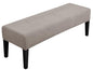 SPRINGRICO Stretch Dining Bench Cover, Removable Bench Slipcover Washable Bench Seat Protector Rectangle Bench Cover for Dining Room, Living Room, Bedroom, Kitchen (S3-Taupe) - color: S3-taupe
