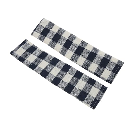 Navy Blue Seat Belt Cover Pad Polyester 24cm Seatbelt Strap Cushion Shoulder Padding 2 Pcs - color: Navy Blue