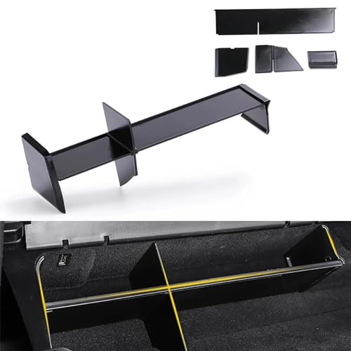 Glove Box Organizer Divider for Tesla Model 3 2017-2021, ABS High-Strength Glovebox Partition Plates Insert for Co-Pilot Storage