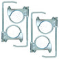 2.5-Inch Universal Exhaust Clamp with Hanger, 4Pcs Muffler Hanger Exhaust Hanger for 2.5 Inch Exhaust Pipes - size: 2.5 Inch-4 PACK