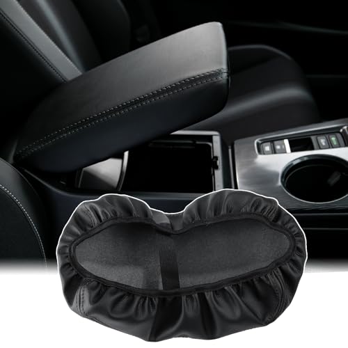 CKE Compatible with Honda Civic 2026 2025 2024 2023 2022 with CVT Car Center Console Armrest Cover Armrest Storage Box Lids Seat Cover Protector -Black (Black line) - color: Black (Black Line)