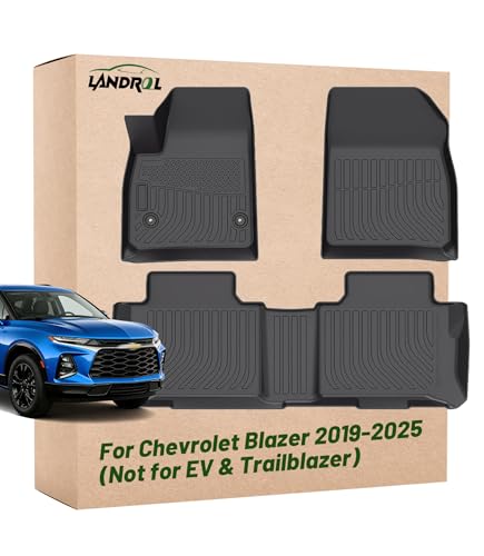 Car Floor Mats Replacement for Chevrolet Blazer (Not for EV & Trailblazer) 2019-2025 Heavy Duty Liner Custom Fit All Weather Waterproof Protection Coverage Carpet for Dad - size: Floor Mats for Blazer 2019-2025