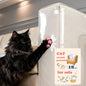 Anti Cat Scratch Furniture Protector - 18-Pack Transparent Furniture Protectors from Cat Claws Easy-Apply Scratching Deterrent and Shield for Sofa Corners, Walls, Doors- with 80 Twist Pins