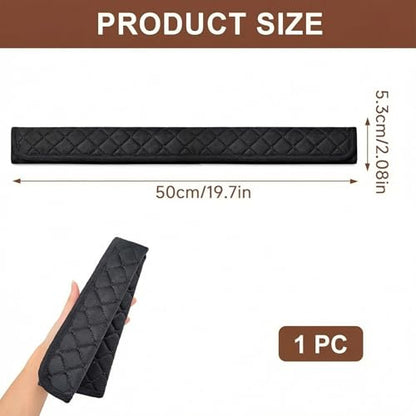 19.5 Inch Extra Long Car Seat Belt Covers, Soft and Comfortable Harness Pad for Adults and Kids, Long-lasting Fabric Material Easy to Install Universal Fit for Cars Trucks SUV (Black, 19.5in, 1pc) - size: 19.5in, 1pc
