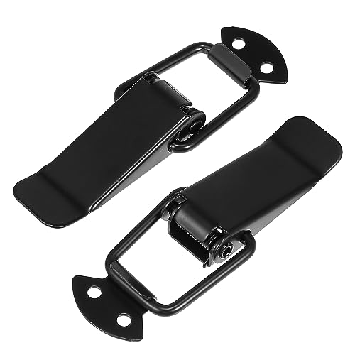 X AUTOHAUX Universal Car Bumper Security Hook Lock Clips Quick Release Hook Clips for Car Trunk Quick Release Fasteners for Trunk Bumpers Fenders 105x33mm 2pcs