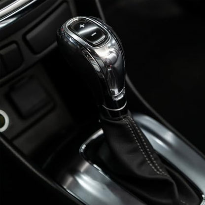 Auto Car Gear Shift Knob Cover Sticker Stainless Steel for Chevrolet Equinox 2018-2020 Black
