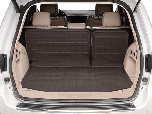WeatherTech SeatBack Cargo Liner HP for Jeep Grand Cherokee, Grand Cherokee Behind 2nd Row (431502IM), Cocoa - color: Cocoa