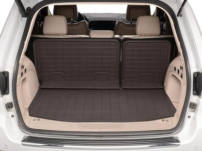 WeatherTech SeatBack Cargo Liner HP for Jeep Grand Cherokee, Grand Cherokee Behind 2nd Row (431502IM), Cocoa - color: Cocoa