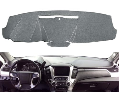 Yiz Dashboard Mat Dash Cover Custom Fit for 2015-2020 Chevy Chevrolet Tahoe Suburban/GMC Yukon Without Forward Collision Alert, Without Head Up Display (Darkgray) J133 - color: 15-20DarkGray
