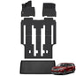 Binmotor-Floor Mats & Cargo Liner Set for 2022-2026 Kia Carnival LXS丨EX丨SX丨SX Dark Edition丨LX with Seat Package, 8 Passenger, All Weather Car Mats Accessories (Not for Prestige/Hybrid) - style: 2) Car Mats for Kia Carnival 8 Seats (2020-2026)