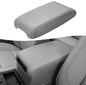 KBH Center Console Armrest Cover Replacement for Toyota Camry 2012 2013 2014 2015 2016 2017, Vinyl Leather, Car Arm Rest Replace Skin Upholstery, Ash Gray (Leather Part Only) - color: Ash Gray, size: Camry 2012-2017