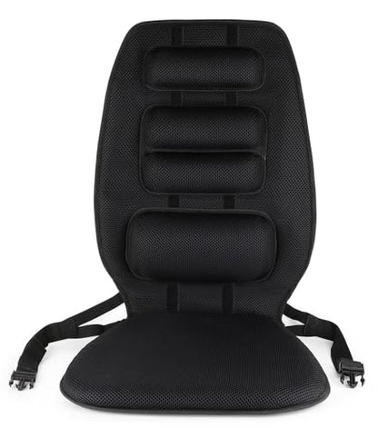 FOMI Gel High Chair Back Support and Seat Cushion | Adjustable Lumbar Pillow Placement for Upper Lower Thoracic, Coccyx, Pressure Sore Pain Relief | for Car, Office Chair, Gaming | Posture Aid - size: Back - 23"