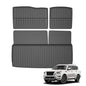 AOMSAZTO Cargo Mat Compatible with 2019-2024 Nissan Armada: All Weather TPE Custom Fit Cargo Liner & Backrest Liners for Armada & QX80 - style: 11)19-24 Armada Cargo Mat and Seatback Mat