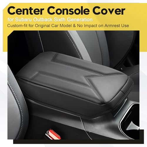 FIILINES Center Console Cover Fit for Subaru Outback 2020-2025 2026, with Hidden Pockets Armrest Cover Pad Cushion Protector for Outback Accessories Armrest Cover Anti-Scratch - size: For Subaru Outback 2020-2026