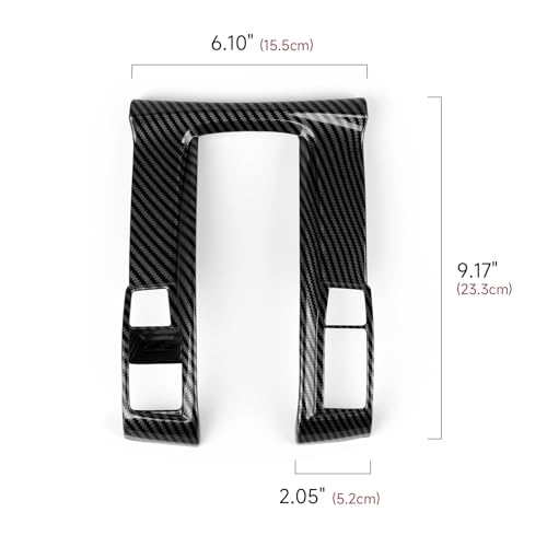 Gear Shift Panel Cover Decals for Honda Civic 2016 2017 2018 2019 2020 2021 10th Gen Accessories ABS Carbon Fiber Interior Stickers - color: Gear Shift Panel, C