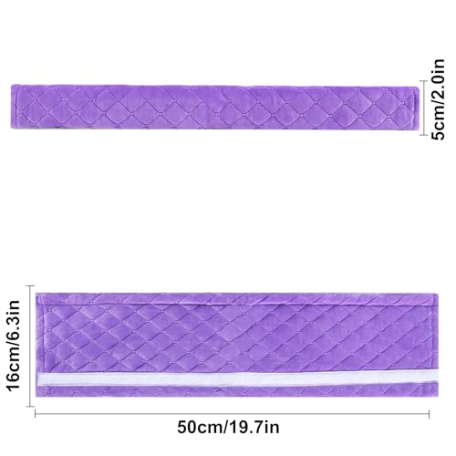 Soft Automotive Seat Belt Cover Seatbelt Shoulder Pad Neck Protector Cushions Universal Fit SUV Trucks Backpack Violet Extra Long 19.7in - color: Purple, size: 19.7in-1pc