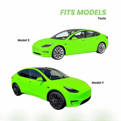 Windshield Sun Shade Compatible for Tesla Model 3/Y | Certified 99.87% UVB & 99.02% UVA Car Sun Shade. Award Winning Sunshade - Patented Technology | Car Shades by Kinder Fluff - size: Model 3/Y