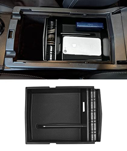 Center Console Organizer Compatible with Subaru Legacy Outback 2015 2016 2017 2018 2019 ABS Console Tray Armrest Storage Box Console Insert Organizer Glove Pallet - size: 2015-2019 Outback