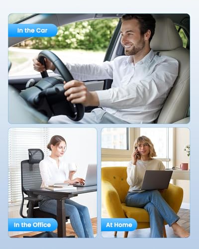 COMFIER Cooling Car Seat Covers Front Seats, Black 12V Cooling Car Seat Cushions, Front Seat Covers for Cars SUV Universal