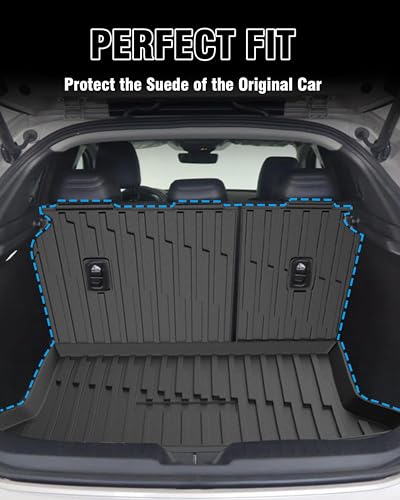 Cargo Liner Compatible with 2021-2025 Mazda CX-30 Trunk Mat Cargo Mat Back Seat Cover Protector(Backrest Mats+Trunk Mat) - size: FOR CX-30 2021-2025