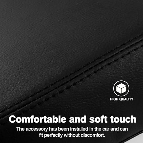 Autorder Center Console Cover for 2022-2025 2026 Ford Maverick Accessories Armrest Cover Anti-Scratch Middle Console Pad Leather Armrest Protector - size: 22-26 Ford Maverick