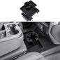 Center Console Tray For 2019-2026 Chevy Silverado/GMC Sierra 1500 & 2020-2026 Silverado/Sierra 2500 HD/3500 HD - Double Layer Storage Tray With Removable Cup Holder - Only Fit Split-Bench Front Seat - size: 2019-2026 Silverado/Sierra Oragnizer+Cup Holder