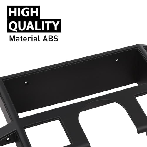 G-PLUS Dash Bezel Panel Surround Trim Compatible with Jeep Cherokee XJ 1984-1996 Black Dashboard - size: 1984-1996 Jeep Cherokee XJ | Black