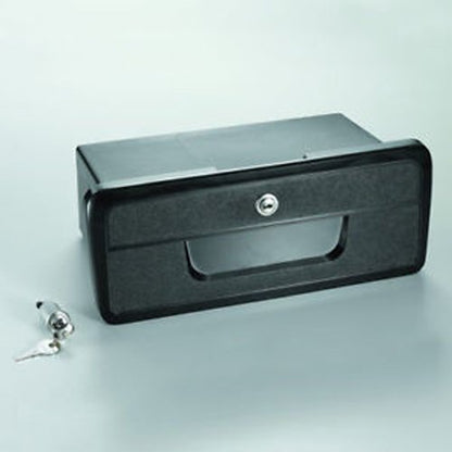 Pactrade Marine Lightweight Black ABS Plastic Lockable Glove Box Storage Compartment with Keys for Boat RV Truck - style: Black, with Keys