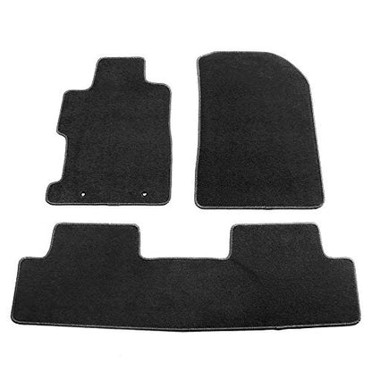 Floor Mat Compatible with 2006-2011 Honda Civic, Factory Fitment Car Front & Rear Nylon Car Floor Carpets Carpet Liner by IKON MOTORSPORTS, 2007 2008 2009 2010